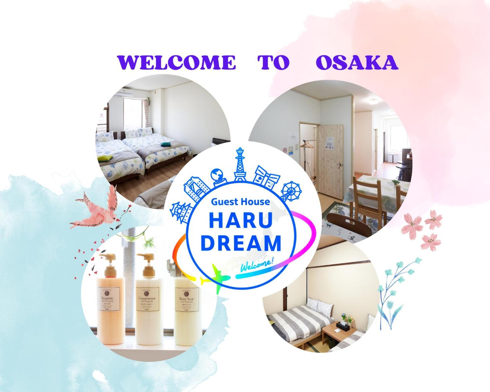 Guest House Haru Dream Shinimamiya Osaka Exterior foto